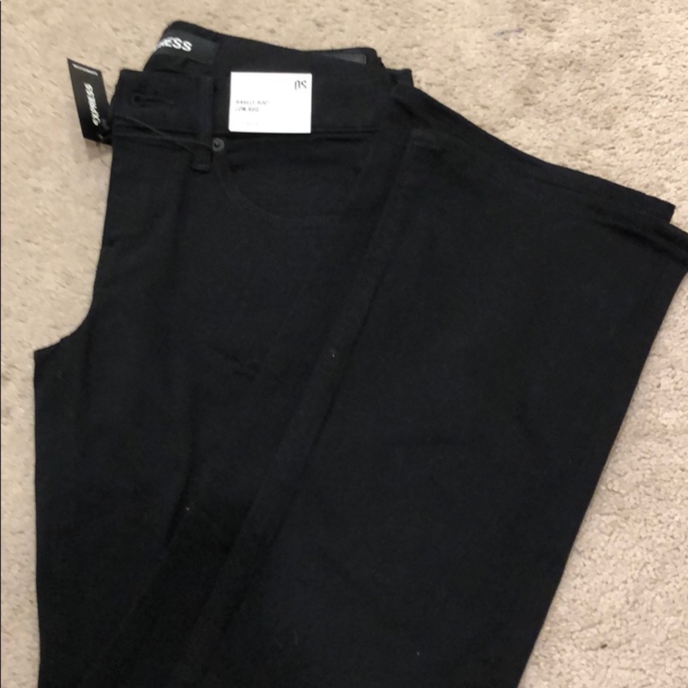 NWT Barely Boot Black Jeans Size 0S